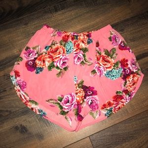 Floral patterned shorts